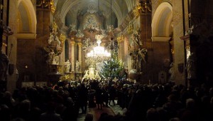 25. prosince 2015 – Vánoční koncert v kostele Nanebevzetí P. Marie (3,4 °C)