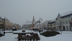 23. ledna 2016 – náměstí Dr. Edvarda Beneše (-4,4 °C)