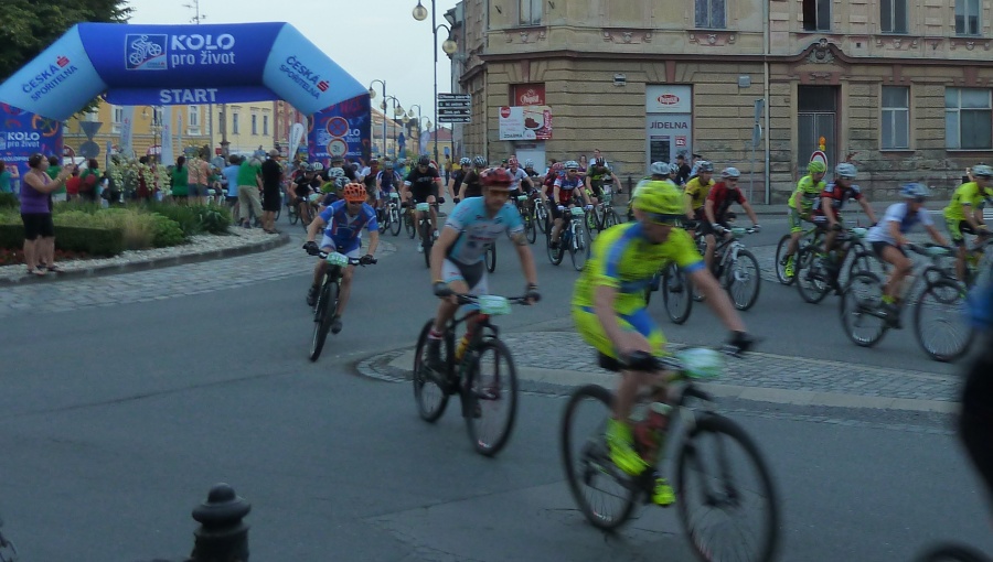 25. června 2016 – start Bikemaratonu Drásal – trasa OBR (23,4 °C)