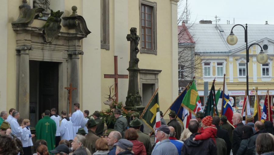 6. listopadu 2016 – Svatohubertský den v Holešově (7,5 °C) 