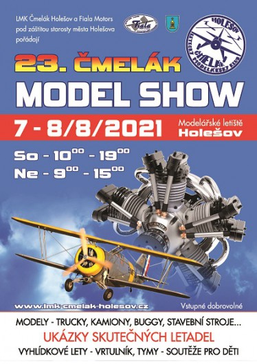 Plakát 23. ročníku Čmelák Model Show Holešov